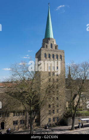 England, Oxford, Nuffield College tower Stock Photo