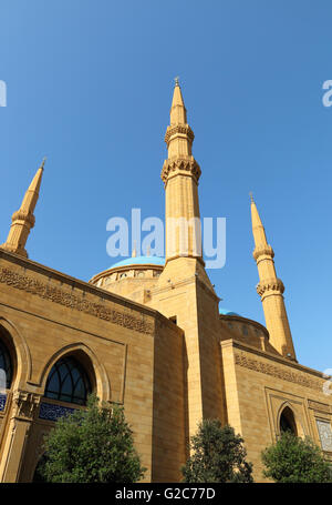 The Al Amine Mosque in downtown Beirut Stock Photo