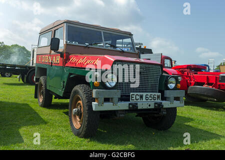 Fred Dibnah's Land Rover Stock Photo