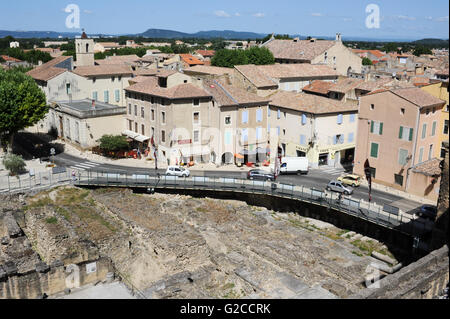 Orange, France - 26 June 2012: Roman theater in Orange, Southern France Stock Photo