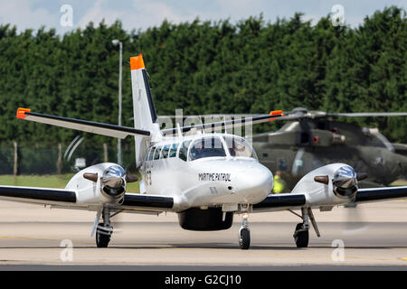 Directflight Cessna 406 (Reims F405) G-MAFB maritime patrol aircraft. Stock Photo