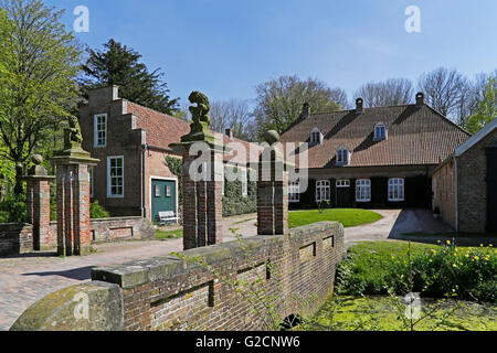 Osterburg, Groothusen, Krummhoern, East Friesland, Lower Saxony, Germany Stock Photo