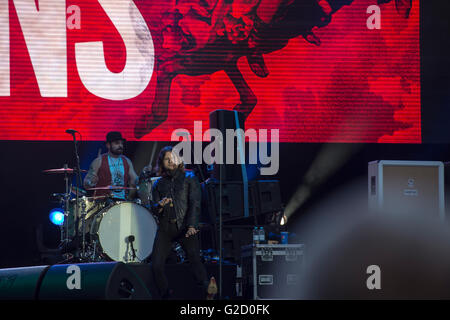 Lisbon, Portugal. 27th May, 2016. Rock in Rio 2016 Lisbon with Hard Rock band from California “Rival Sons”. Lisbon, Portugal. On May 27, 2016 (Photo by Gonçalo Silva) Credit:  Gonçalo Silva/Alamy Live News Stock Photo
