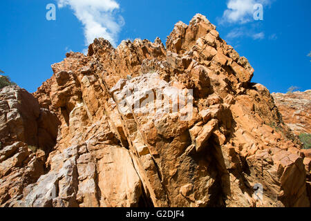 Emily Gap Nature Reserve near Alice Springs, Northern Territory, Australia Stock Photo