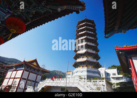 Western Monastery, Tsuen Wan, New Territories, Hong Kong, China Stock Photo