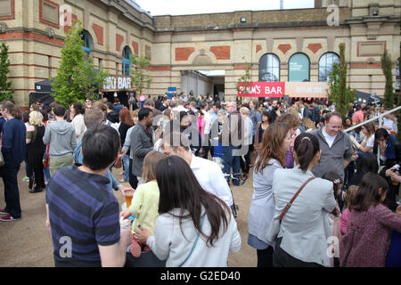 Alexander Palace, North London. 29 May 2016 - Thousands attend the summer Street Food & Beer Festival in Alexander Palace North London. For the first the Street Food & Beer festival spanned a whole bank holiday weekend. Credit:  Dinendra Haria/Alamy Live News Stock Photo