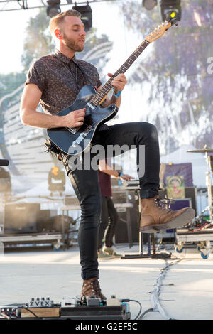 Napa, California, USA. 28th May, 2016. of Atlas Genius performs live during BottleRock Napa Valley music festival at Napa Valley Expo in Napa, California © Daniel DeSlover/ZUMA Wire/Alamy Live News Stock Photo