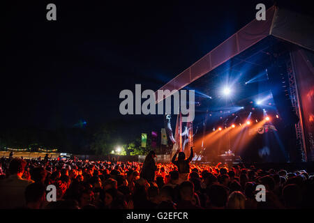 Southampton, Hampshire, UK. 29th May, 2016. Common People festival in Southampton stormed into life with two days of music. Public Enemy, Primal Scream and Ghostpoet were among the highlights before the city's own Craig David capped off the night. Credit:  uknip/Alamy Live News Stock Photo