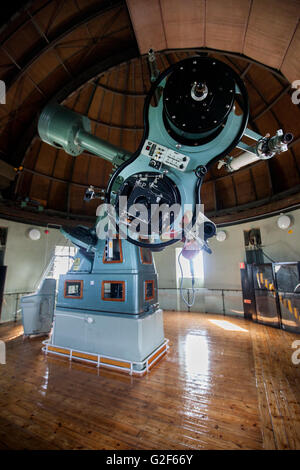 The telescope Grubb Parsons 1930 at the observatory in Saltsjöbaden outside Stockholm, Sweden. Stock Photo