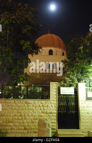 Damascus - Shrine of Saladin At Night Stock Photo
