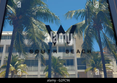 W South Beach Hotel Miami Stock Photo