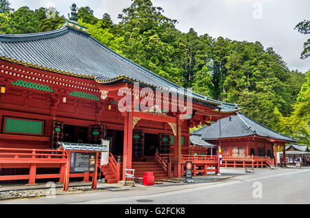 Futarasan shrine, a UNESCO world heritage site in Nikko Stock Photo