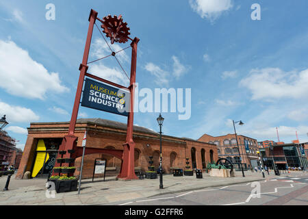 The Museum Of Science And Industry aka MOSI heritage tourist attraction in Manchester, UK. Stock Photo