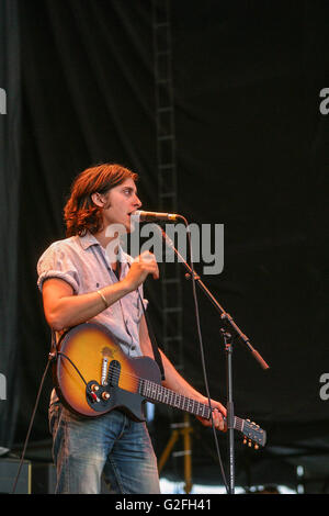 The Libertines performing at the Reading Festival 2004. Reading, England, United Kingdom. Stock Photo