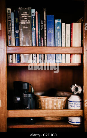 Books on Shelf Stock Photo