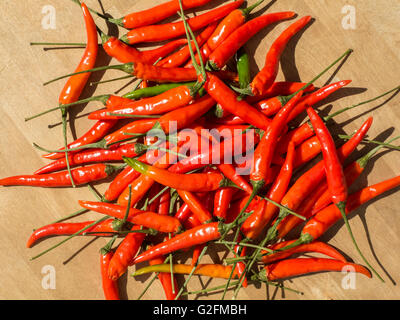 Red hot chili peppers Stock Photo