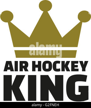 Air hockey king Stock Photo
