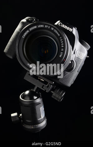 Camera Canon DSLR 70D Stock Photo