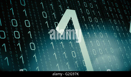 binary code zero one matrix black background beautiful banner wallpaper ...