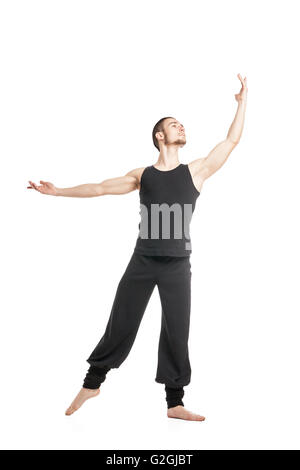 Ballet dancer with arm raised Stock Photo