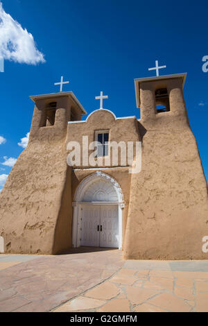 San Francisco de Asis Mission Church, National Historic Landmark, Established 1772, Ranchos de Taos, New Mexico, USA Stock Photo