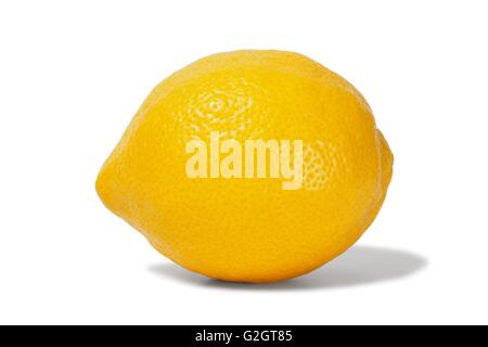 Lemon on white Stock Photo