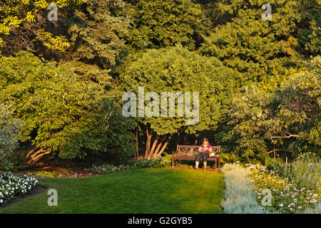 English Gardens. Assiniboine Park Winnipeg Manitoba Canada Stock Photo