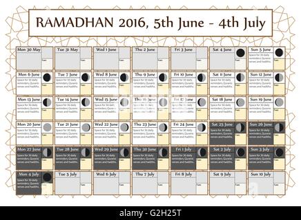 ramadan 2016 islamic calendar