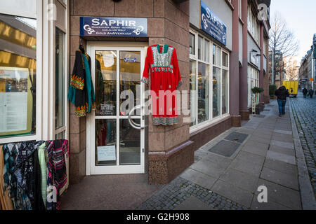 The streets of the city. Stuttgart is the capital and largest city of the state of Baden-Wuerttemberg. Stock Photo