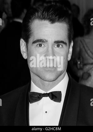 New York City, USA - May 2, 2016: Actor Colin Farrell attends the 2016 Met Gala Stock Photo