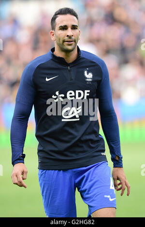 Nantes, France. 30th May, 2016. International football friendly. France versus Cameroon. Adil Rami (France) Credit:  Action Plus Sports/Alamy Live News Stock Photo