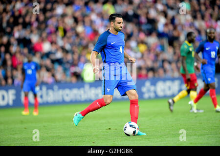 Nantes, France. 30th May, 2016. International football friendly. France versus Cameroon. Adil Rami (France) Credit:  Action Plus Sports/Alamy Live News Stock Photo