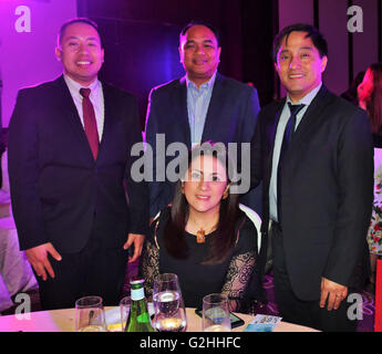 From right, Philippine Vice-President Jejomar Binay, former Presidents ...