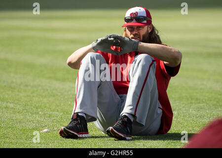 Philadelphia Phillies Jayson Werth (28) against the Toronto Blue Jays at  the Rogers Centre in Toronto, ON. The Phillies beat the Blue Jays 10-0.  (Credit Image: © Anson Hung/Southcreek Global/ZUMApress.com Stock Photo 