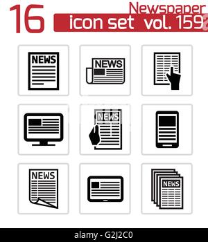 journalism line icons collection. News writing, Press coverage ...