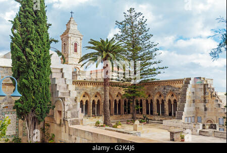 Church of the Pater Noster, Mount of Olives, Jerusalem, Israel Stock Photo