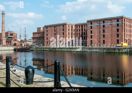 The Grade II listed Canning Dock and Merseyside Maritime Museum, Liverpool. Stock Photo