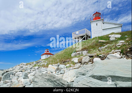 Issacs Harbour Lighthouse Issacs Harbour  Nova Scotia Canada Stock Photo