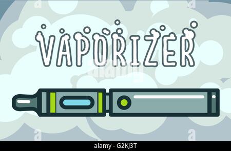 Electronic cigarettes vaporizers Stock Vector
