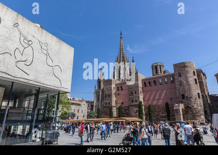Gothic Quarter, Barcelona, Catalonia, Spain. Stock Photo