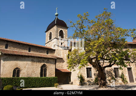 Church of Perouges labelled les Plus beaux Villages de France, Ain ...