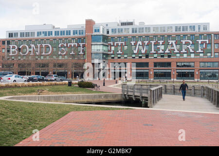 Bond street wharf Baltimore Maryland Stock Photo