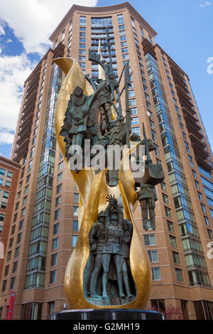 National Katyn memorial Baltimore Maryland Stock Photo