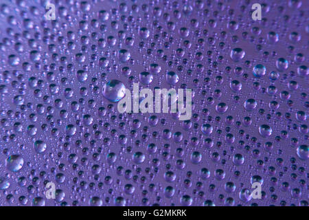 watter drops on a dvd media Stock Photo