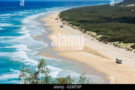 Seventy-Five Mile Beach, 75 Mile Beach, Great Sandy National Park, Fraser Island, World Heritage Site, Queensland, Australia