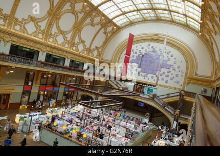 Stadsfeestzaal famous Antwerp shopping mall, Meir Antwerp Belgium Stock Photo