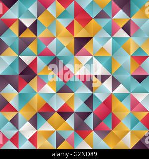 abstract background consisting of triangles Stock Vector