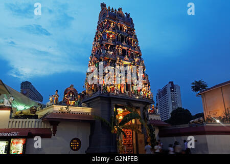 Sri Mariamman Temple, Chinatown, Singapore, Asia Stock Photo