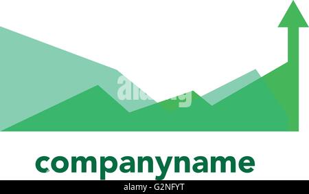 chart analytics logo, symbol Stock Vector
