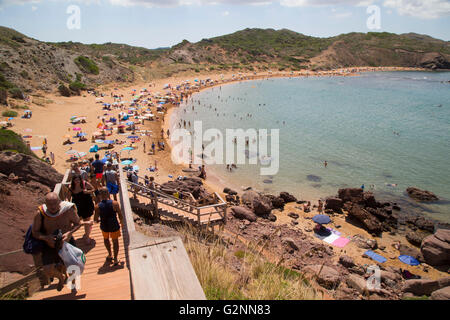 Platja de Cavalleria (Cavalleria beach), near Fornells, North Coast, Menorca, Balearic Islands, Spain, Europe Stock Photo